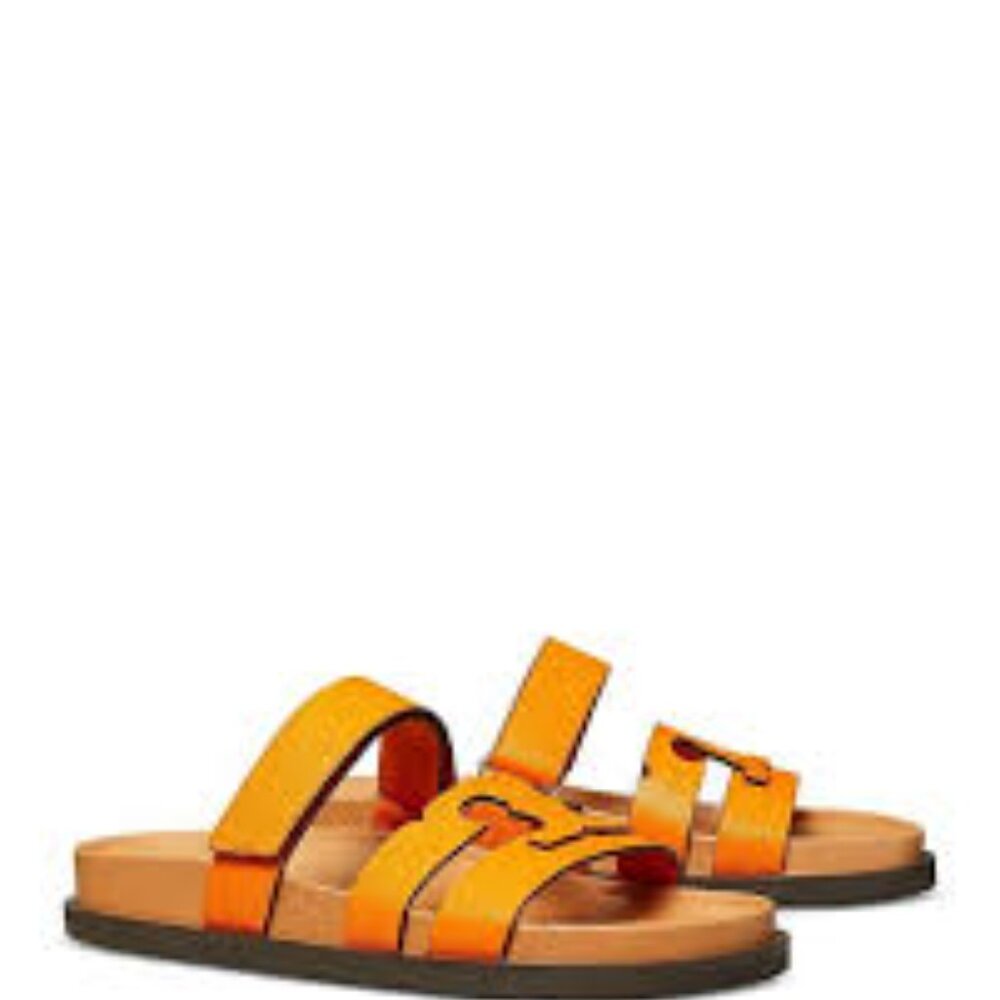 NIB Tory Burch  ines Sport Slide Orange Citrus